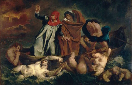 Dante i Wergiliusz w Piekle, Eugène Delacroix